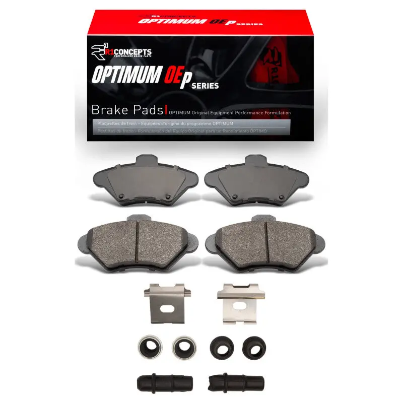 R1 94-98 Ford Mustang Front Optimum Oe Pads & Hardware Kit 1