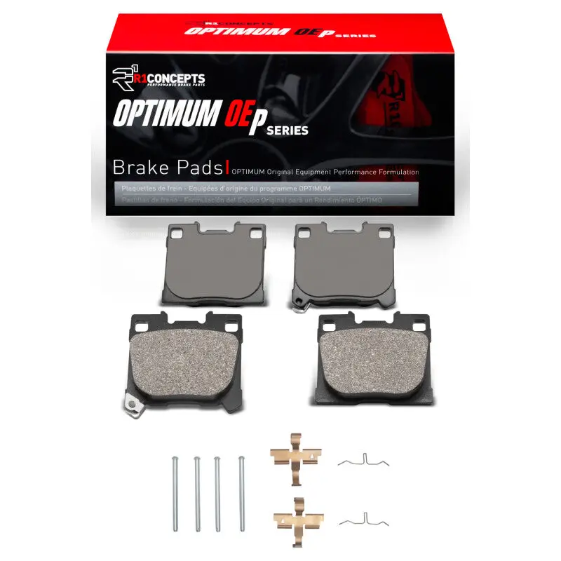 R1 2022-2025 Toyota Gr Corolla Rear R1 Optimum Oe Pads & Hardware Kit 1