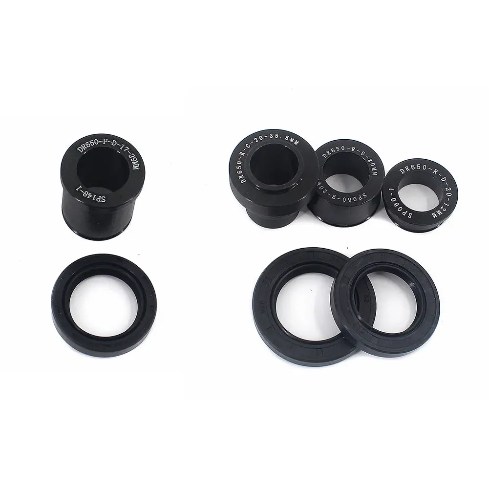 Kke Replacement Front & Rear Black Spacers For Suzuki Dr650se Cush Drive Wheels 1996-2021 1