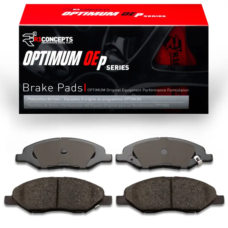 R1 07-17 Nissan Tiida (Mexico) Front R1 Optimum Oe Brake Pads 1