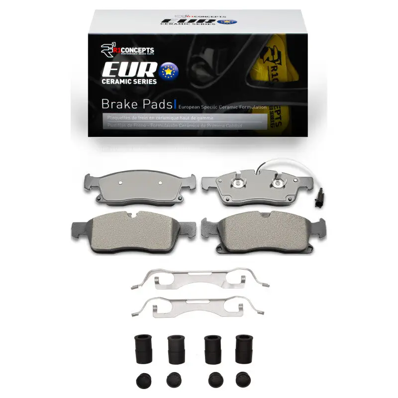 R1 2017-2023 Maserati Levante Front R1 Euro Ceramic Pads & Hardware Kit 1