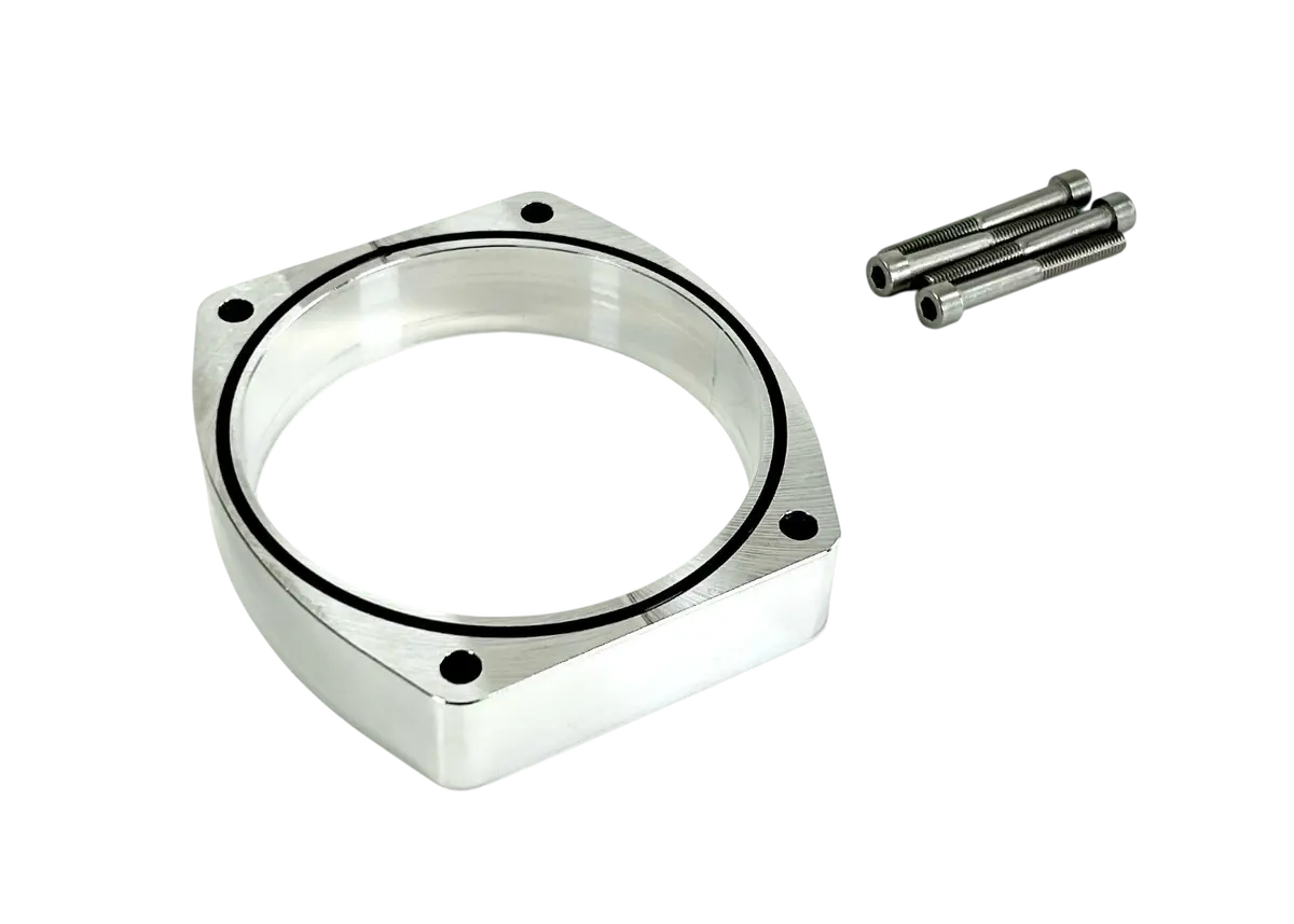 102Mm 1" Throttle Body Spacer (Ls 4-Bolt Pattern) Bare 1