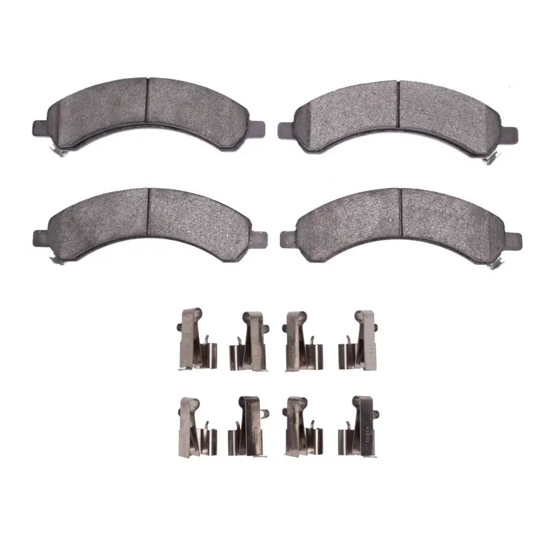 R1 03-08 Chevrolet Express 3500 Rear Semi Met Pads & Hardware Kit 1