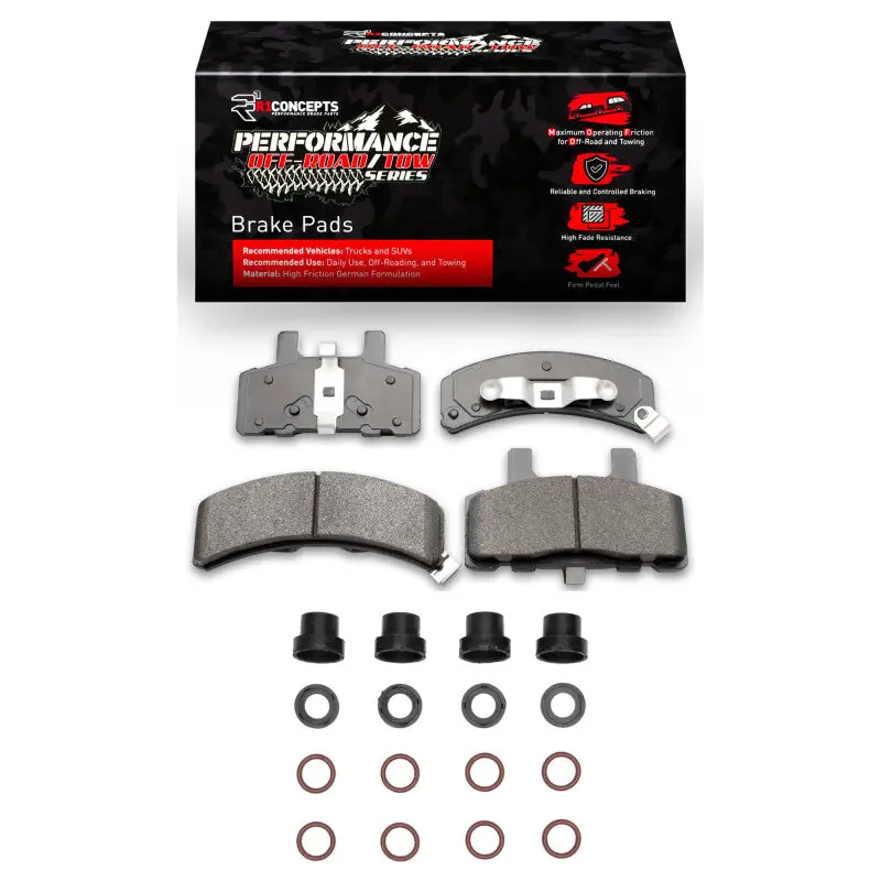 R1 88-02 Cadillac Escalade Front Performance Off-Road/Tow Brake Brake Pads & Hardware Kit 1