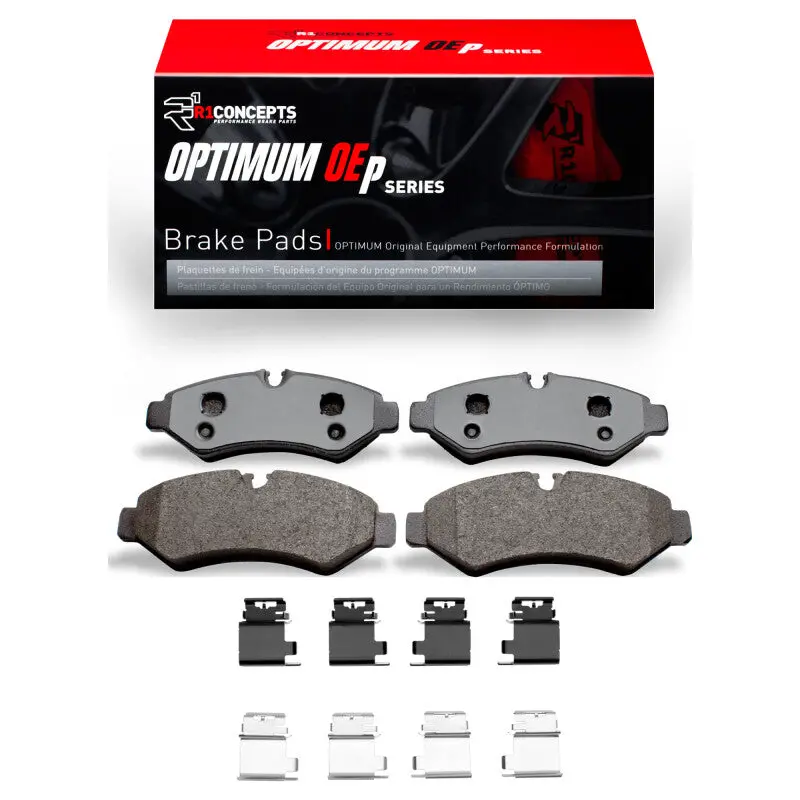 R1 2019-2025 Freightliner Sprinter 1500 Rear R1 Optimum Oe Pads & Hardware Kit 1