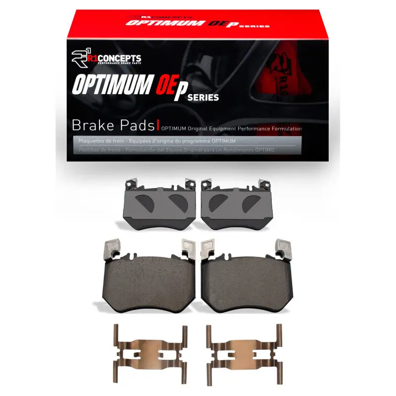 R1 22-25 Mercedes-Benz E450 Front Optimum Oe Pads & Hardware Kit 1