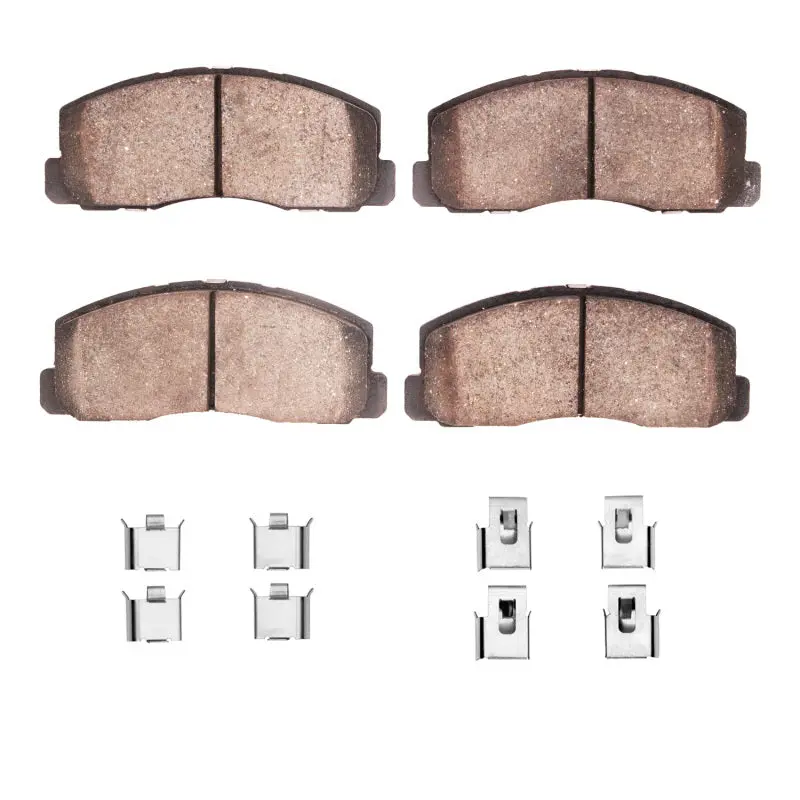 R1 84-91 Dodge 2000 Gtx Front Optimum Oe Pads & Hardware Kit 1