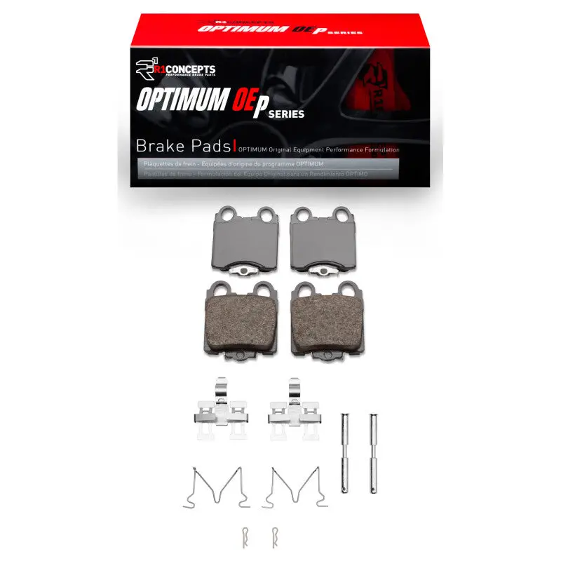 R1 1998-2010 Lexus Gs400 Rear R1 Optimum Oe Pads & Hardware Kit 1