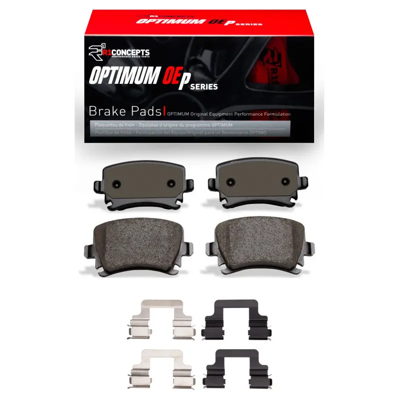 R1 06-21 Audi S3 (Mexico) Rear Optimum Oe Brake Pads & Hardware Kit 1