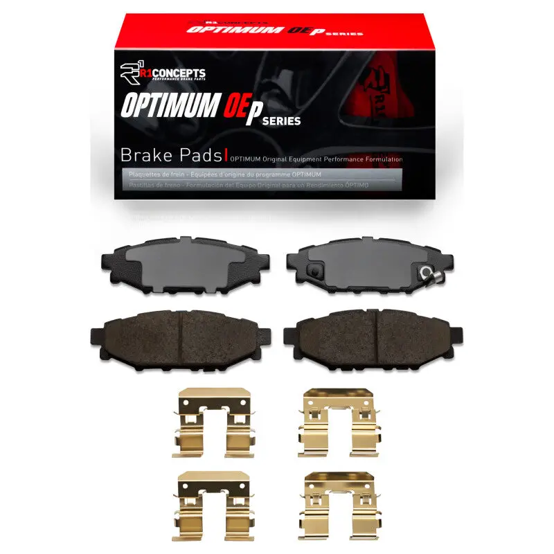 R1 08-21 Subaru Wrx Rear R1 Optimum Oe Pads & Hardware Kit 1