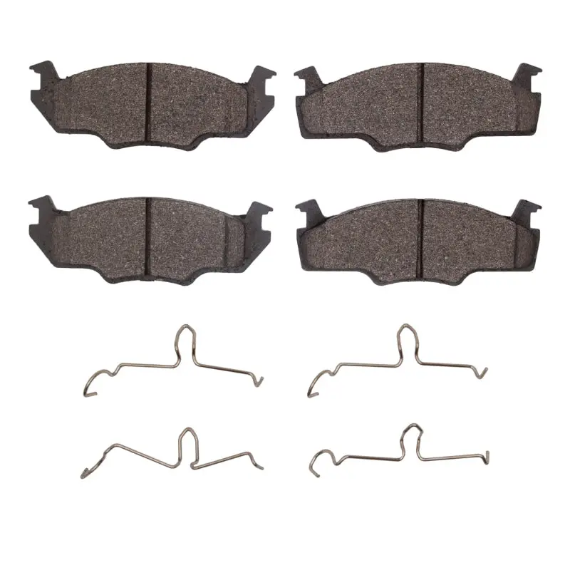R1 80-84 Volkswagen Rabbit Front Semi Met Pads & Hardware Kit 1