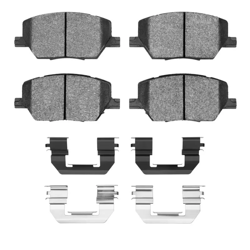R1 2015-2023 Fiat 500X Front R1 Euro Ceramic Pads & Hardware Kit 1