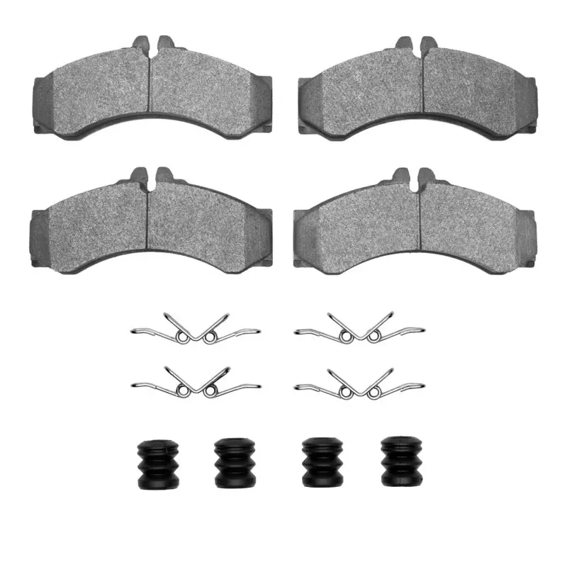 R1 02-06 Dodge Sprinter 2500 Front/Rear Semi Met Pads & Hardware Kit 1