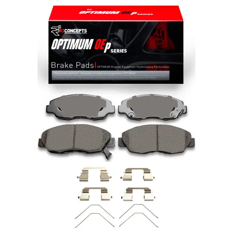 R1 1996-2015 Acura El Front R1 Optimum Oe Pads & Hardware Kit 1