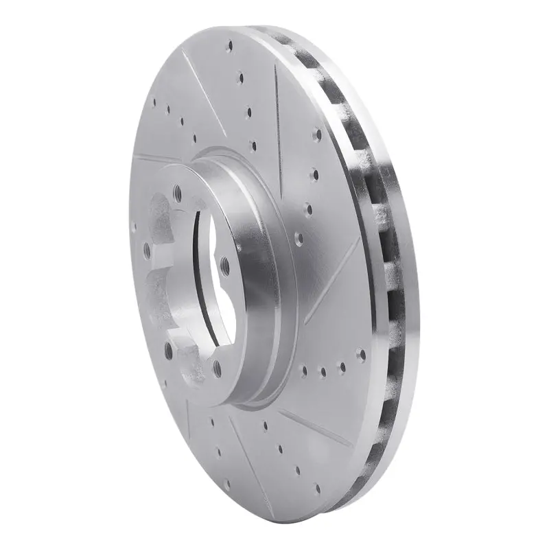 R1 15-25 Ford Transit-350 Hd/Drw Front Right Drilled & Slotted Silver Brake Rotor 2