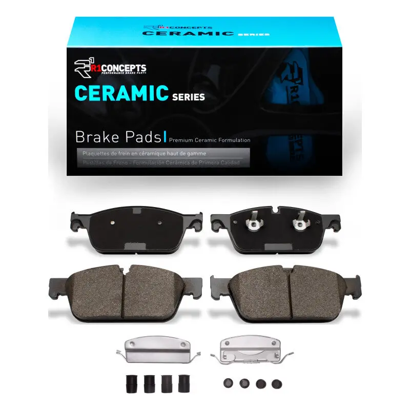 R1 13-19 Mercedes-Benz Gle500 (Latin America) Front Ceramic Pads & Hardware Kit 1