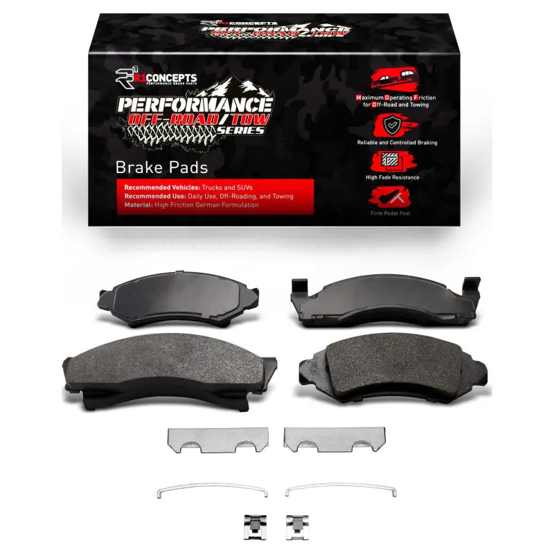 R1 72-80 American Motors Pacer Front Performance Off-Road/Tow Brake Pads & Hardware Kit 1