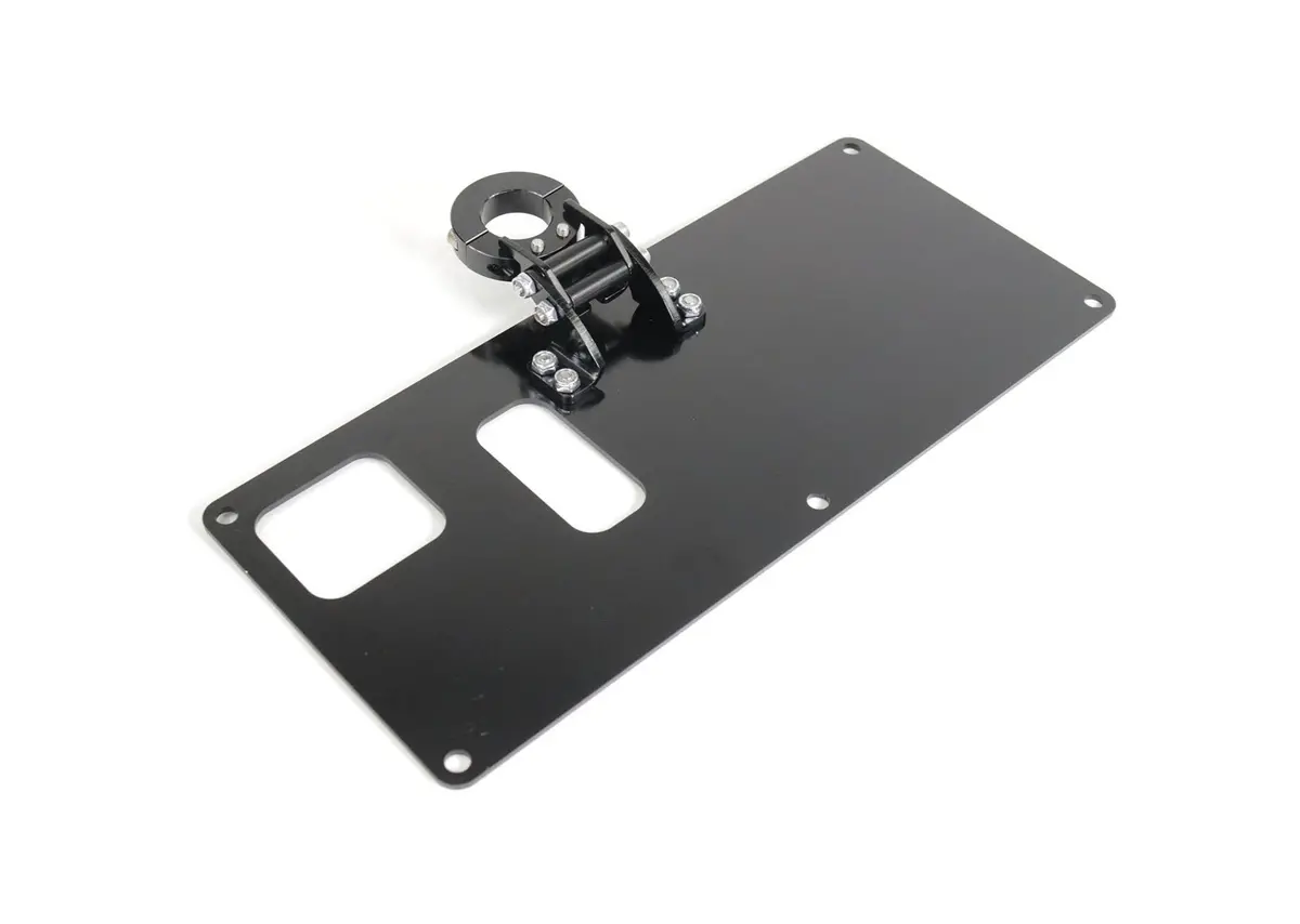Holley 12.3" 553-111 Touchscreen Adjustable Dash Mount W/ Billet Clamp 15-01017 1