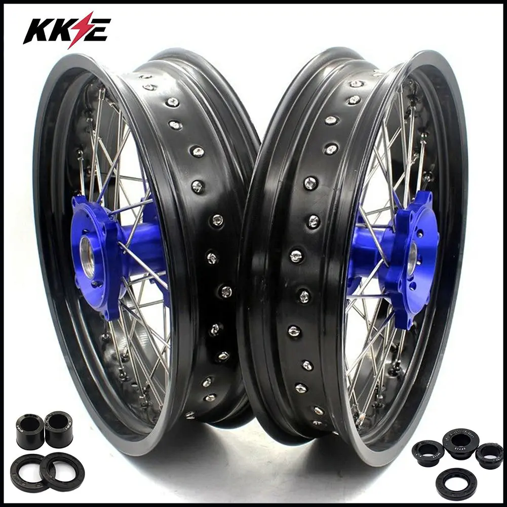 Kke 17 Inch Cush Drive Supermoto Wheel Rim For Suzuki Dr650se 1996-2021 1