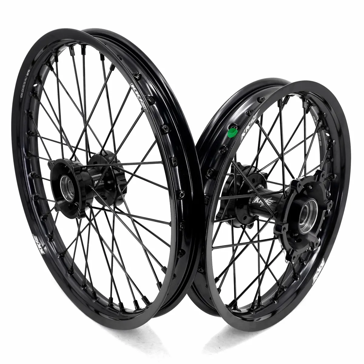 Kke 19 & 16 Kid's Big Spoke Wheels Rims Fit Ktm Sx 85 2025 All Black 1