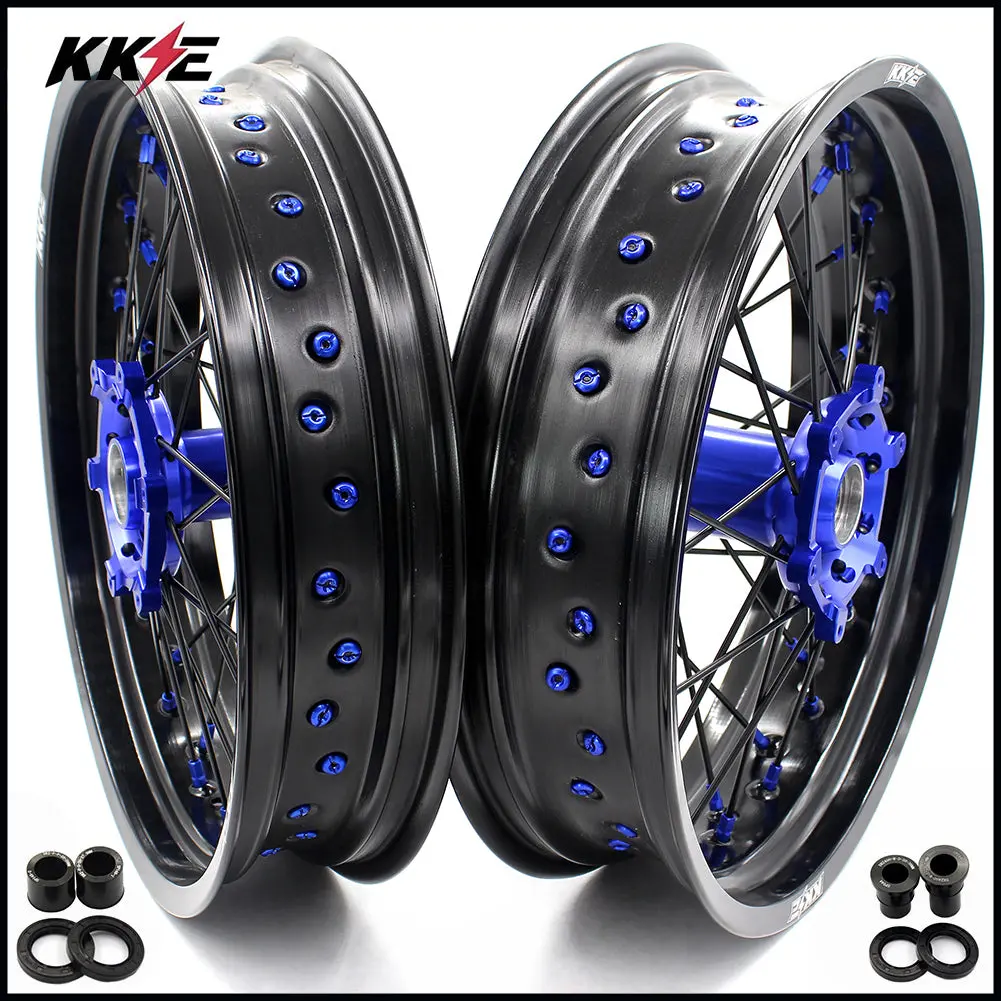 Kke 3.5/4.25*17" Supermoto Wheels For Suzuki Drz400 Drz400e Drz400s 1