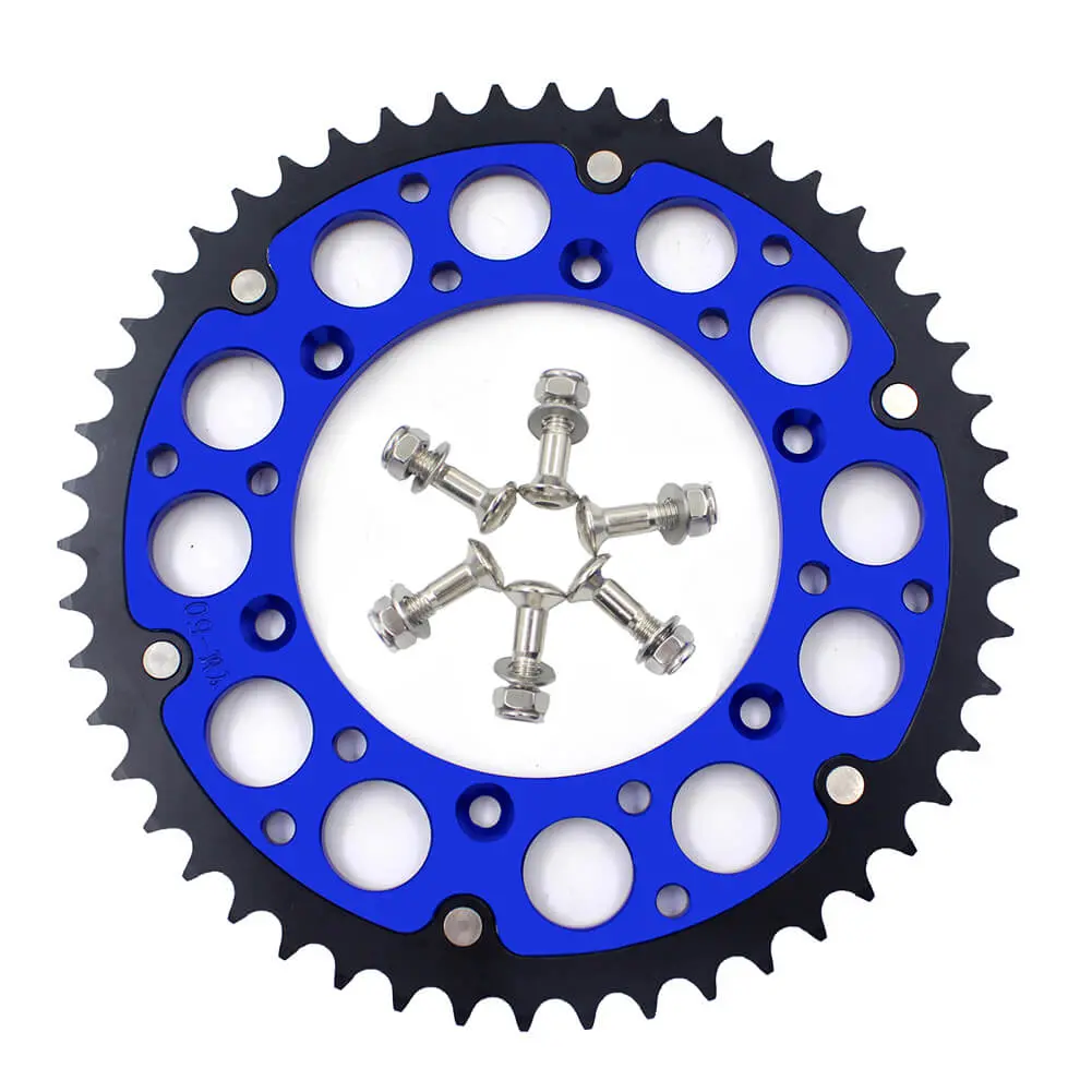 Kke Blue 44T 48T 49T 50T 51T 52T Billet Sprocket For Yamaha 1