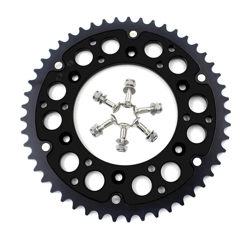 Kke Black Rear 50T/51T Sprocket For Honda Crf250r Crf450r Crf250x Crf450x 1