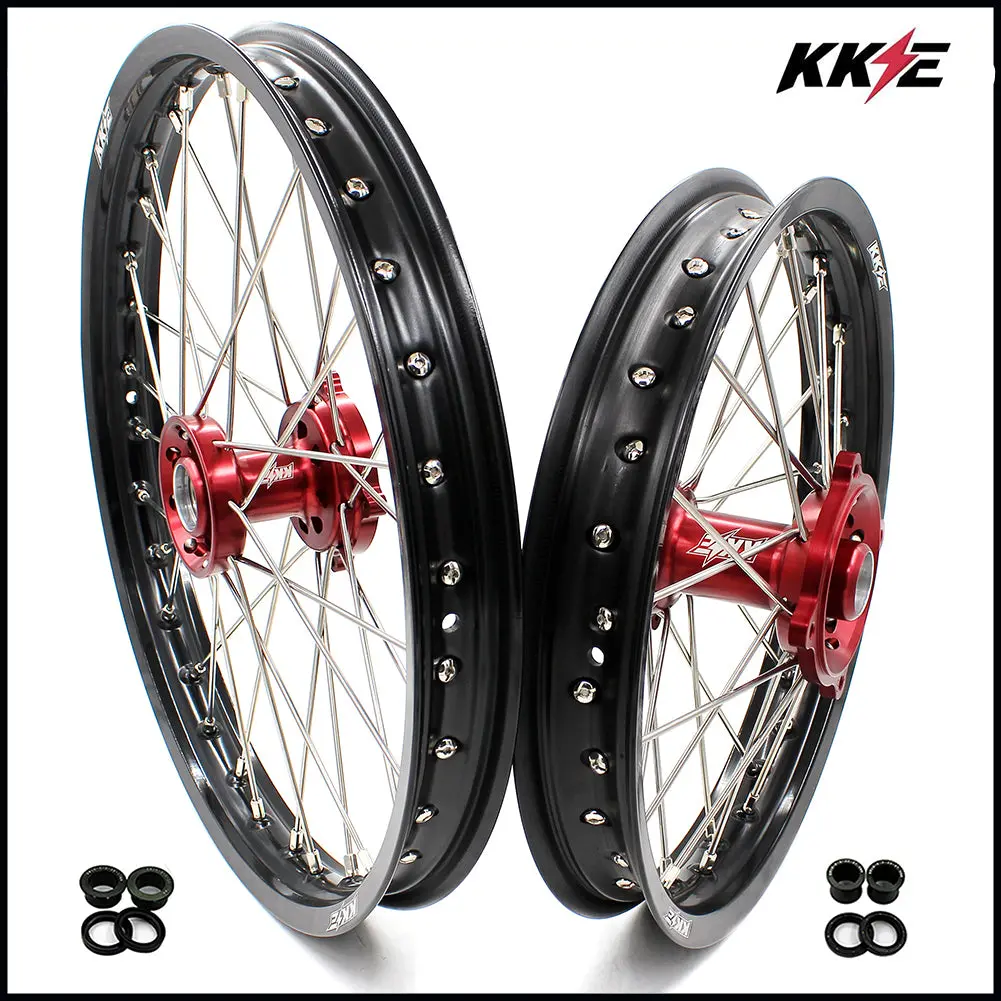 Kke 19/16 Kids Wheels Rims For Honda Cr80r Cr80rb 1993-2002 Cr85r Cr85rb 2003-2008 1