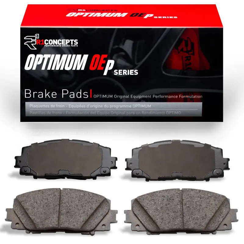 R1 06-18 Toyota Yaris (Usa/Canada) Front R1 Optimum Oe Brake Pads 1
