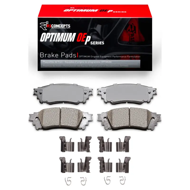R1 15-21 Lexus Nx200t Rear Optimum Oe Brake Pads & Hardware Kit 1