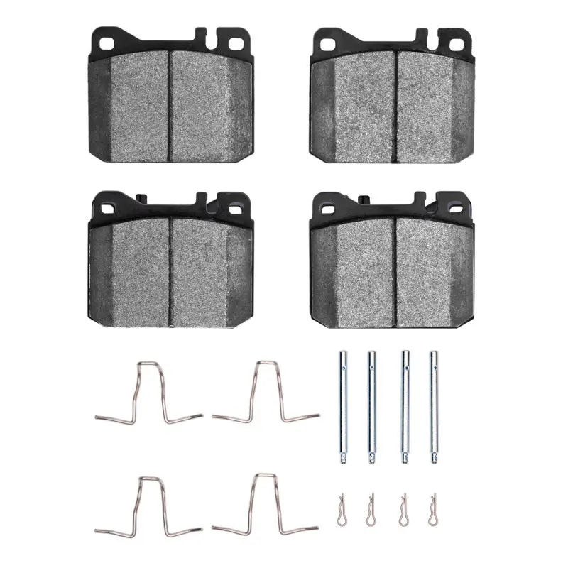 R1 79-85 Mercedes-Benz 280Ce Front Semi Met Pads & Hardware Kit 1