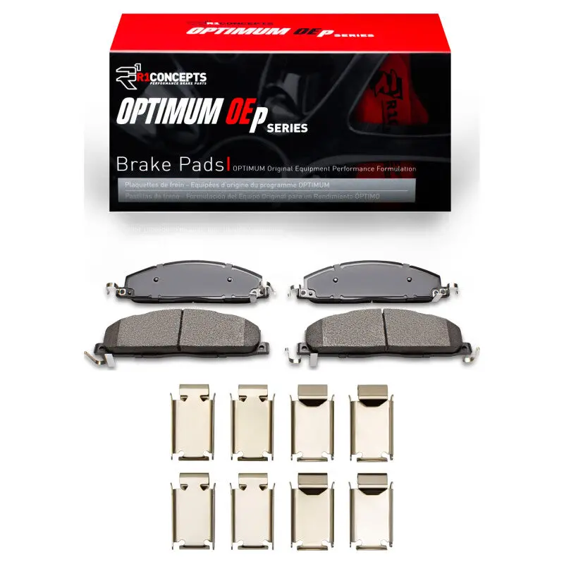 R1 2009-2018 Dodge Ram 3500 Rear R1 Optimum Oe Pads & Hardware Kit 1