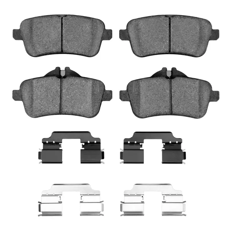 R1 12-18 Mercedes-Benz Gle300d Rear Semi Met Pads & Hardware Kit 1
