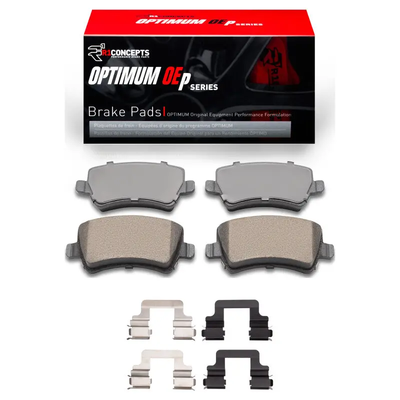 R1 07-18 Volvo S80 Rear Optimum Oe Pads & Hardware Kit 1