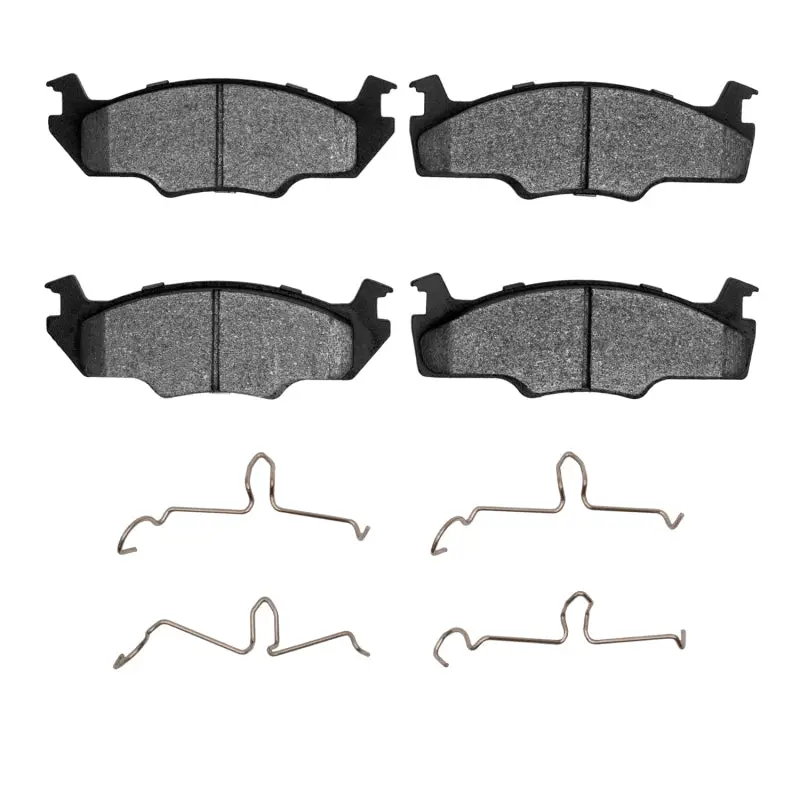 R1 80-84 Volkswagen Rabbit Convertible Front Semi Met Pads & Hardware Kit 1