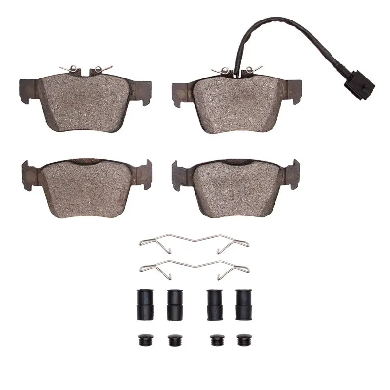 R1 2017-2024 Maserati Ghibli Rear R1 Euro Ceramic Pads & Hardware Kit 1