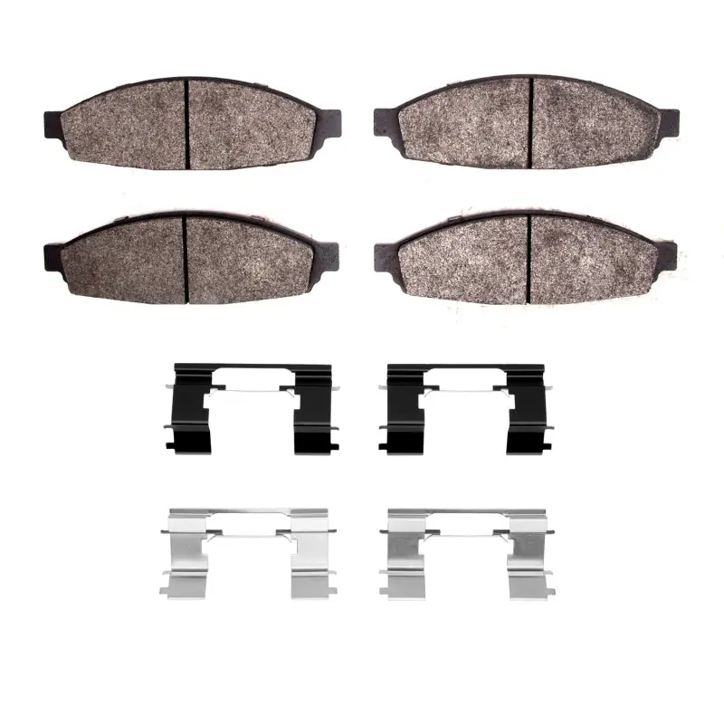 R1 03-05 Lincoln Aviator Front Semi Met Pads & Hardware Kit 1