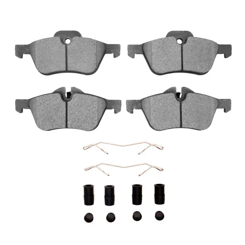 R1 02-08 Mini Cooper (Excl Clubman) Front Semi Met Pads & Hardware Kit 1