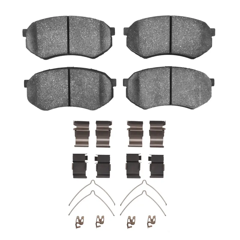 R1 89-04 Mitsubishi Fuso Fe Front Semi Met Pads & Hardware Kit 1