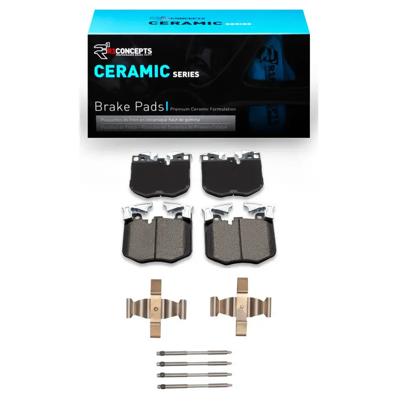 R1 2016-2025 Bmw 230I Front R1 Ceramic Pads & Hardware Kit 1