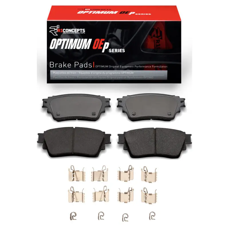 R1 2017-2025 Mitsubishi Outlander Rear R1 Optimum Oe Pads & Hardware Kit 1