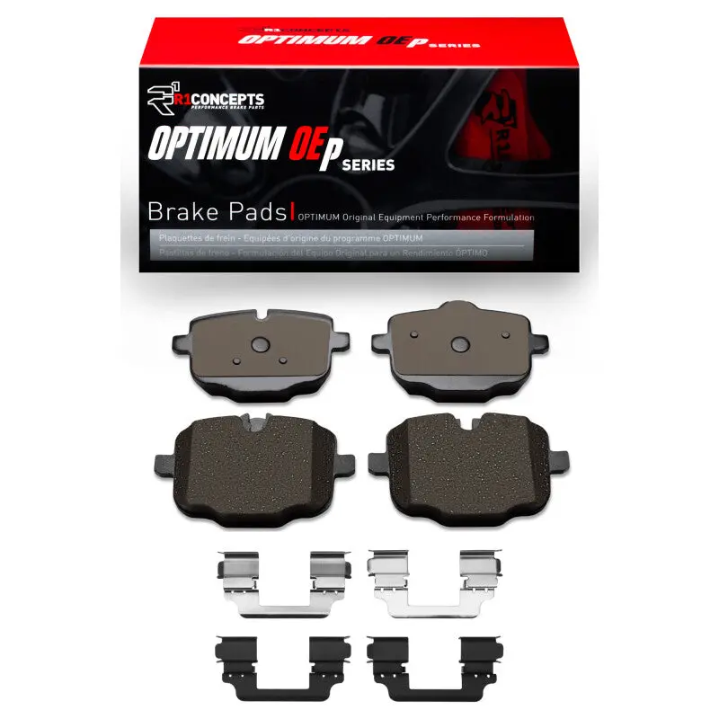 R1 11-19 Bmw 640I Xdrive Gran Coupe Rear Optimum Oe Pads & Hardware Kit 1