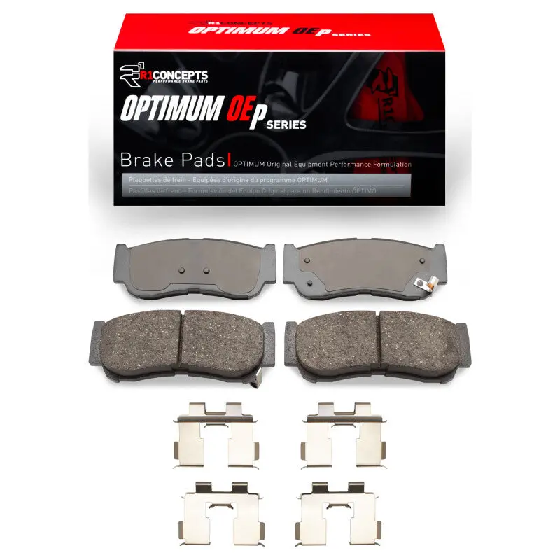 R1 07-09 Hyundai Santa Fe Rear Optimum Oe Pads & Hardware Kit 1