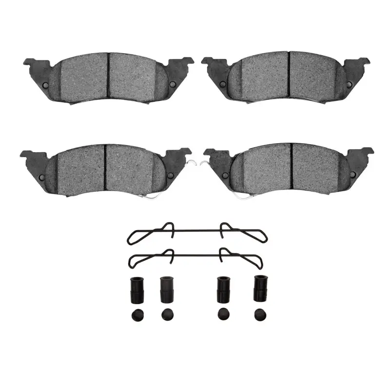 R1 1991-1998 Dodge Dakota Rwd Front R1 Semi Met Pads & Hardware Kit 1