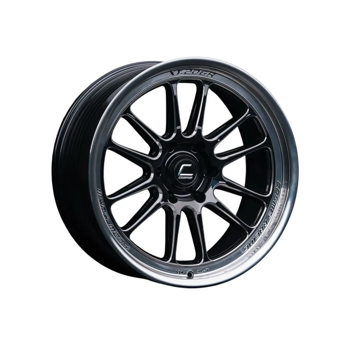 Xt-206R Gloss Black | Polished Lip | Milled Spokes | 20X9 +0 6×139.7 6X5.5 1