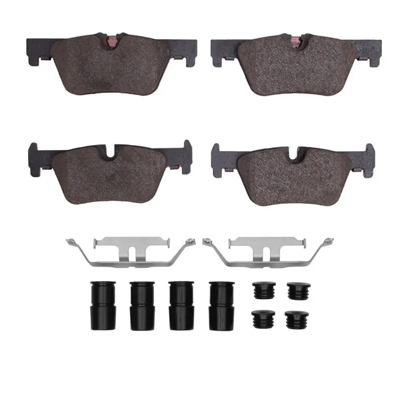 R1 2012-2021 Bmw 328I Gt Xdrive Rear R1 Semi Met Pads & Hardware Kit 1