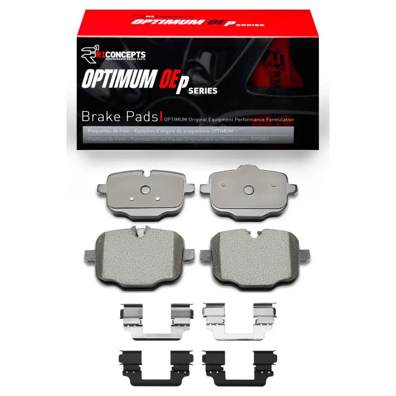 R1 2016-2021 Bmw 530I Xdrive Rear R1 Optimum Oe Pads & Hardware Kit 1