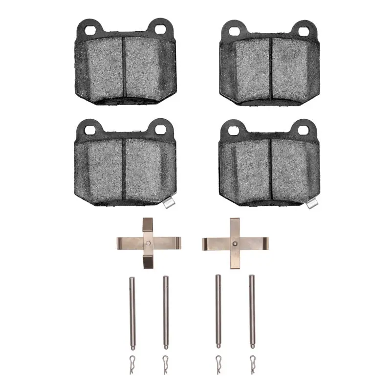R1 2003-2025 Infiniti G35 Rear R1 Euro Ceramic Pads & Hardware Kit 1