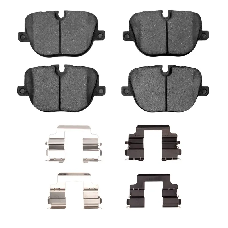 R1 10-13 Land Rover Range Rover Sport Rear Semi Met Pads & Hardware Kit 1