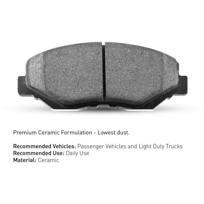 R1 06-11 Fiat Panda (Mexico) Front Ceramic Pads 2